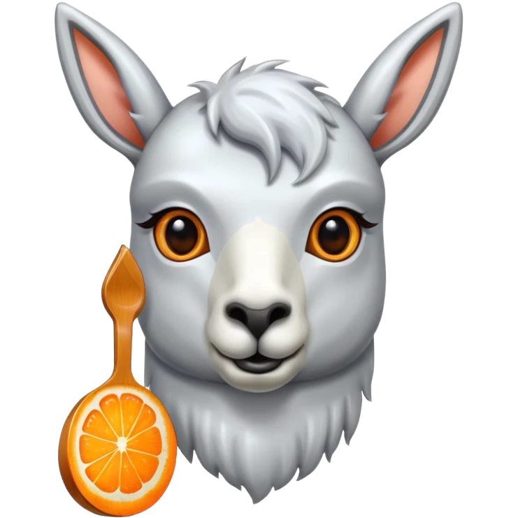 Una cuchara de metal y una llama por debajo emoji