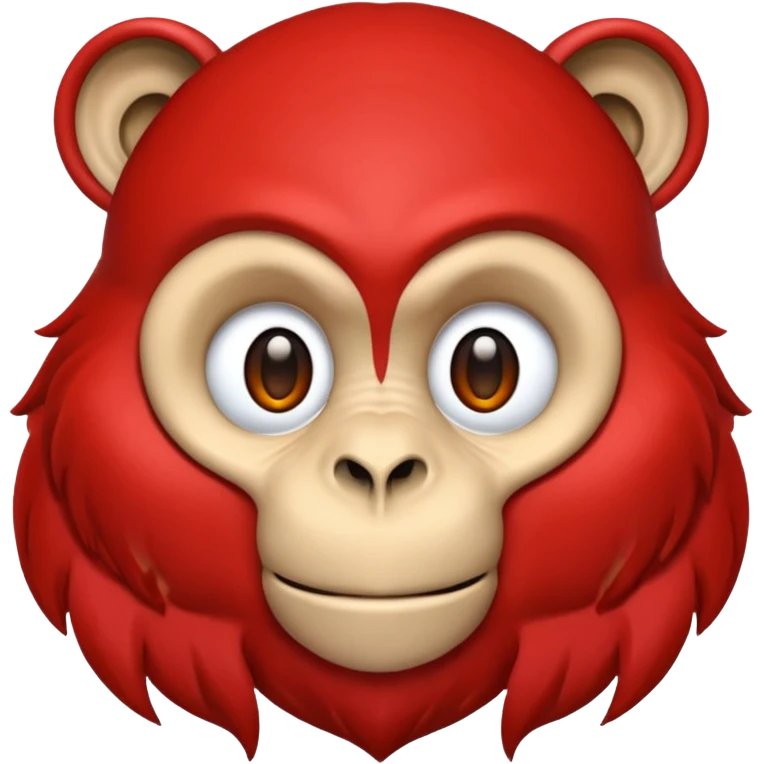 scienist red monkey emoji