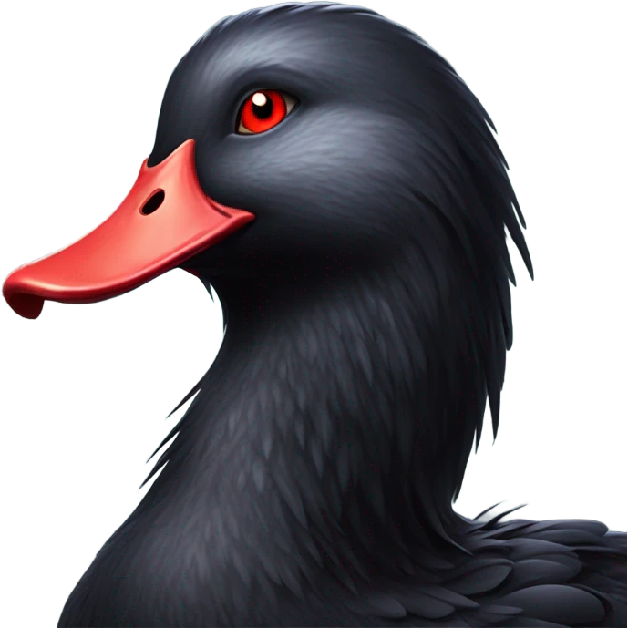 Scary devil duck emoji
