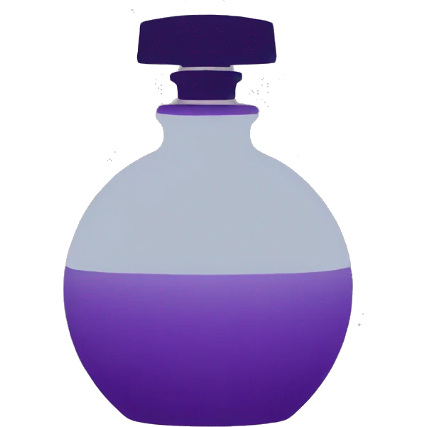 perfume/cologne silhouette emoji
