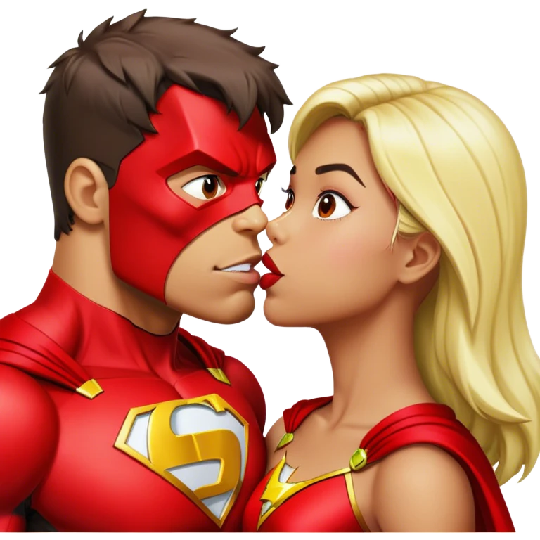 The Flash in Kiss She Flash Girl Romantic Hulk "3d Emoji Old" emoji
