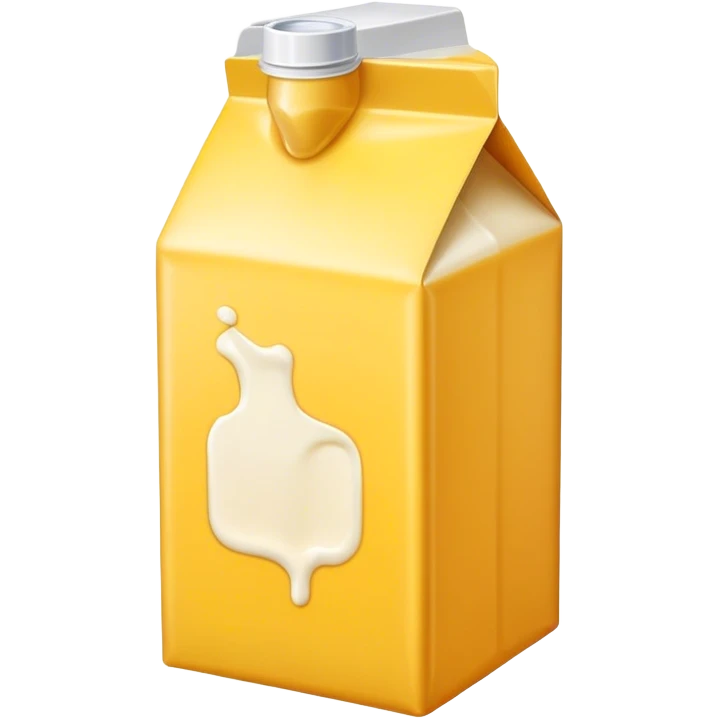yellow milk carton emoji