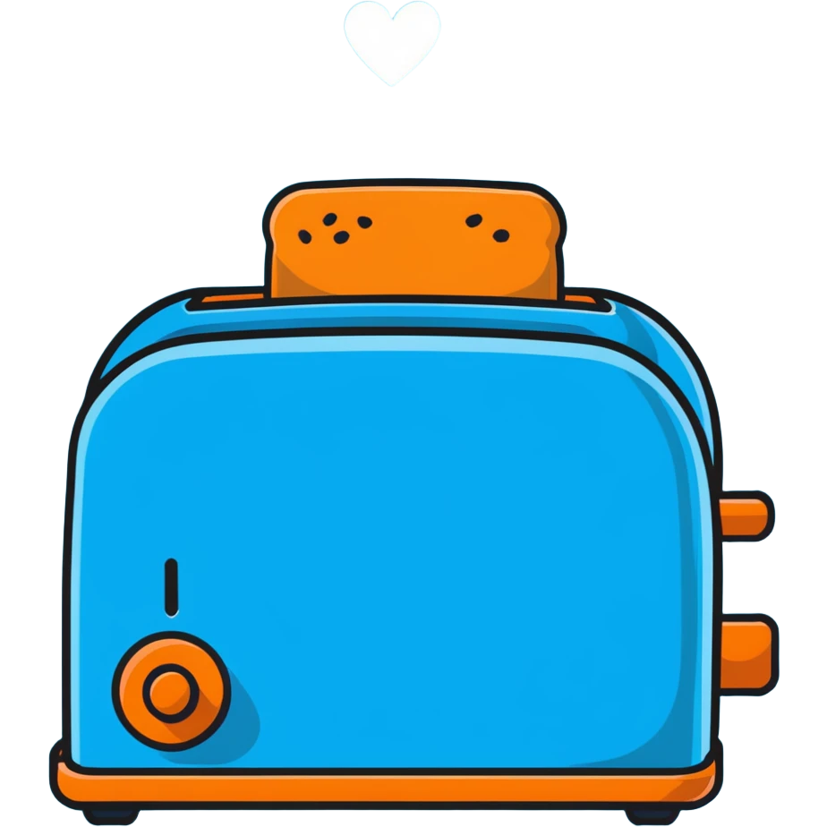 blue toaster emoji