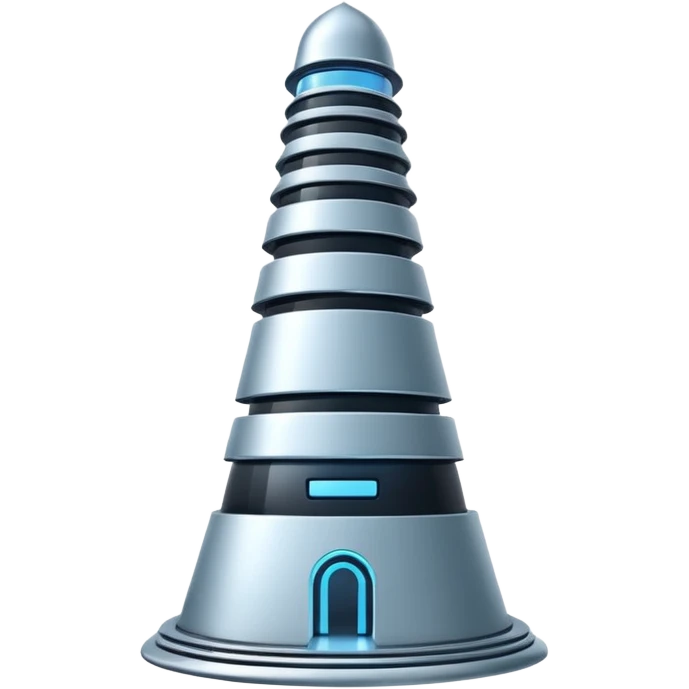 futuristic tower emoji