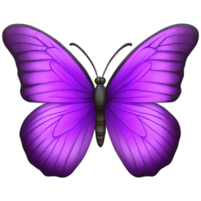 Buterfly purple emoji
