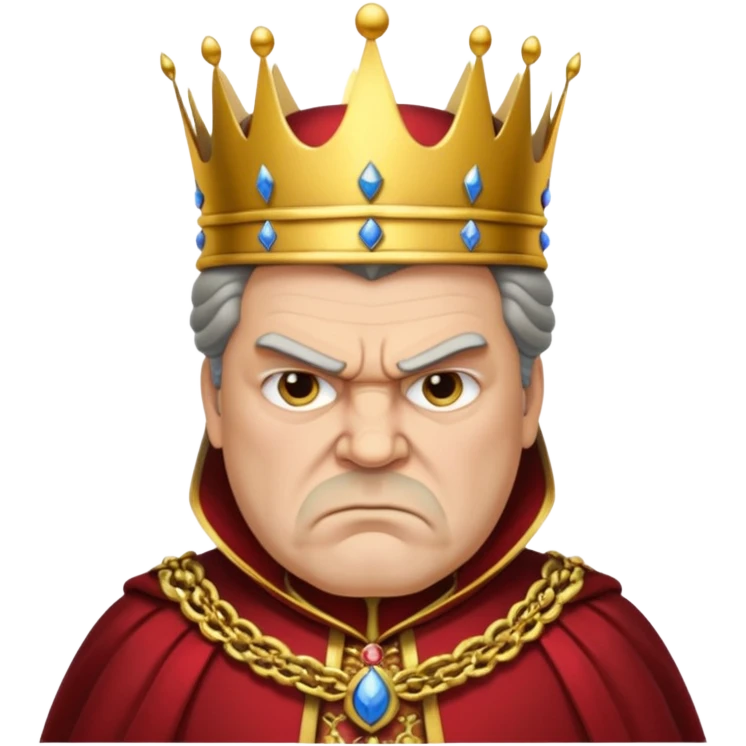 angry king emoji