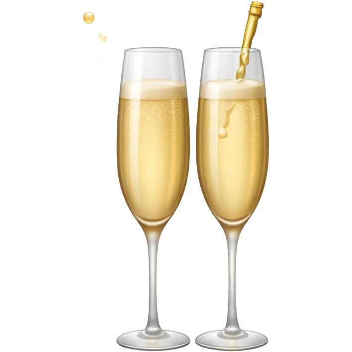 Bon Any 2026 una copa solo emoji