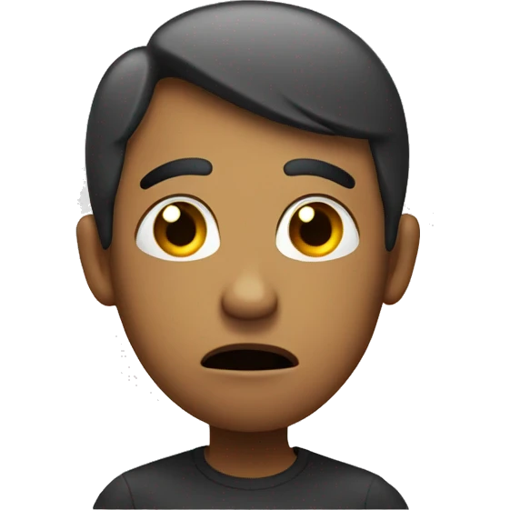 Confused face emoji