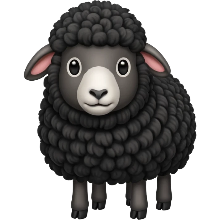 Black sheep emoji