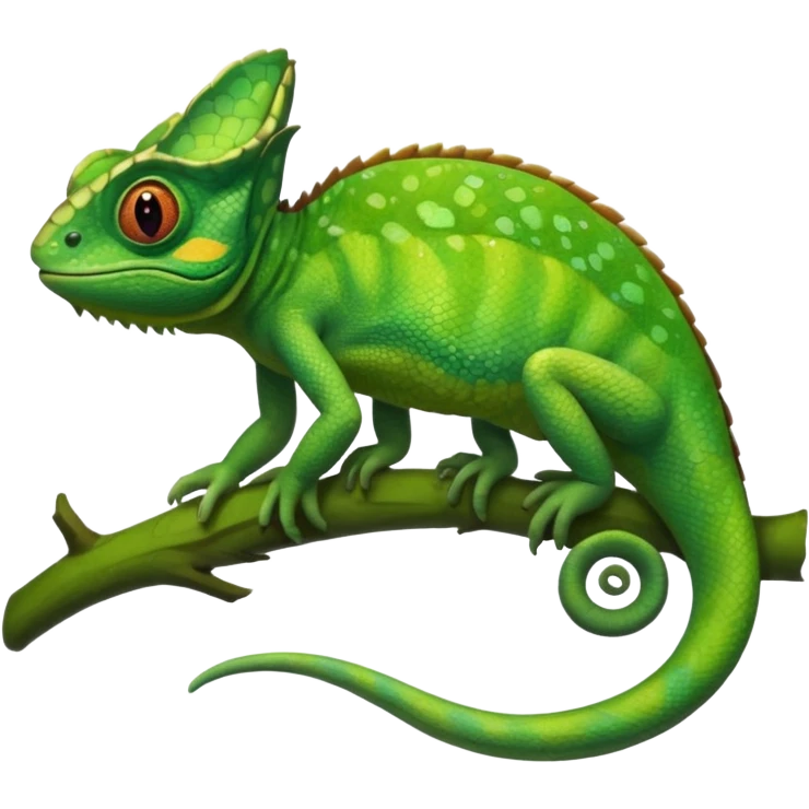 Chameleon from ralunzel emoji