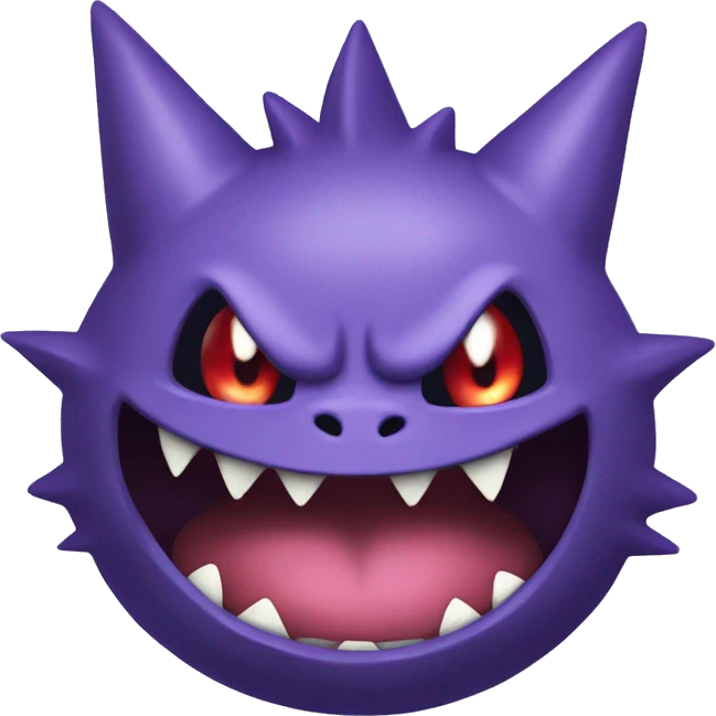 Gengar pokemon  emoji