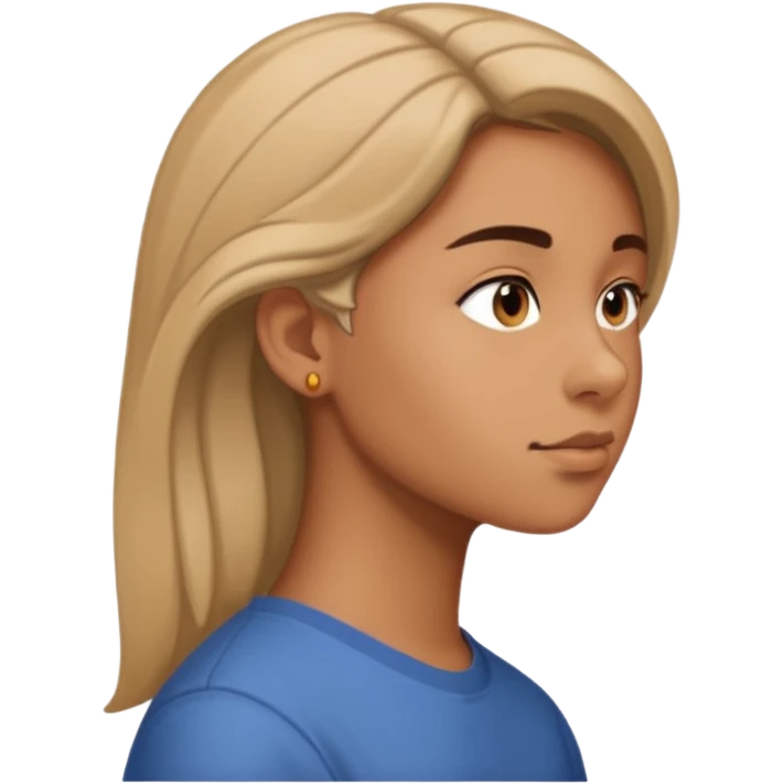 side profile side eye emoji