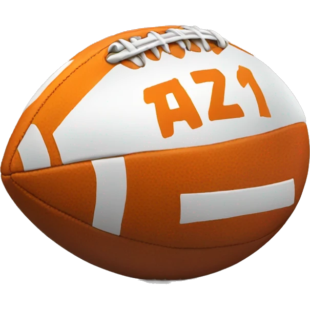 orange football emoji