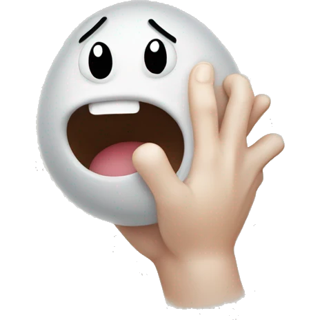 Blob putting it's hand in an "ok" shape emoji
