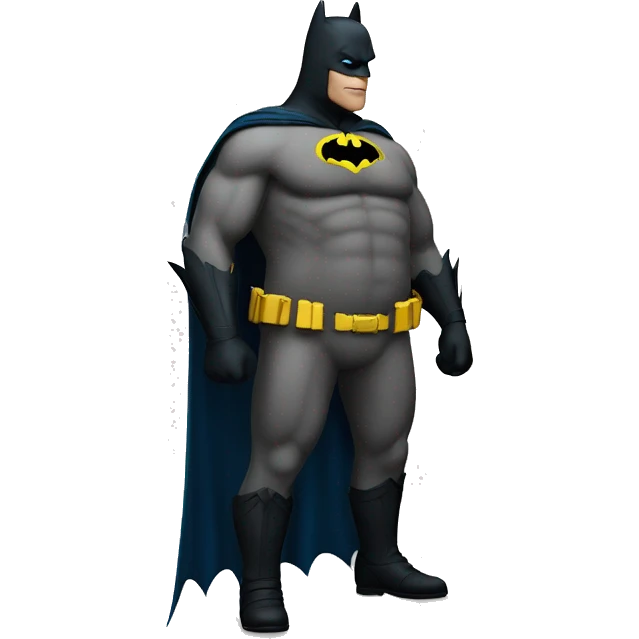 Batman with a fat booty emoji