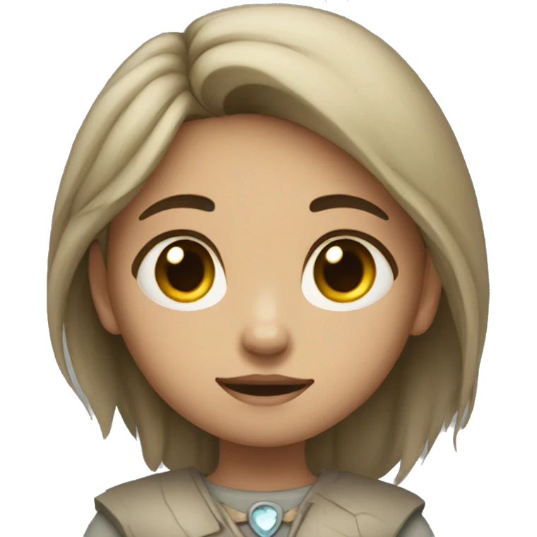 The girl who cries with a heart of stone emoji
