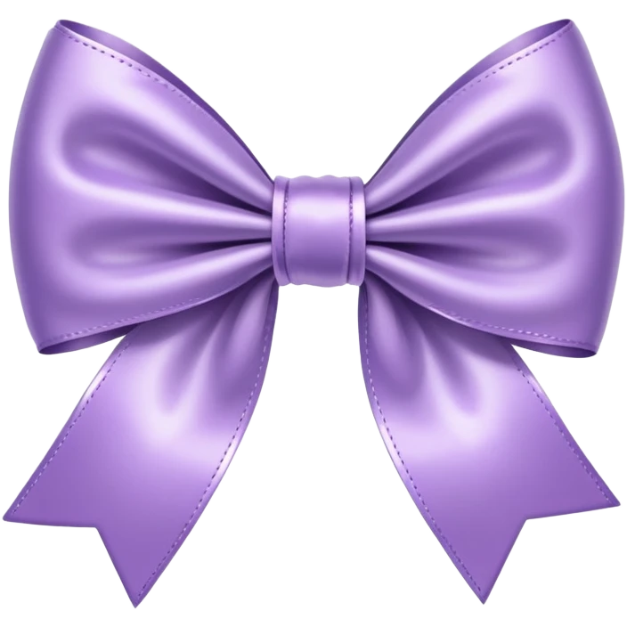 a light purple bow emoji emoji