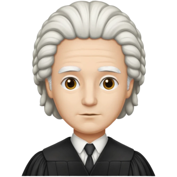 Fancy judge  emoji