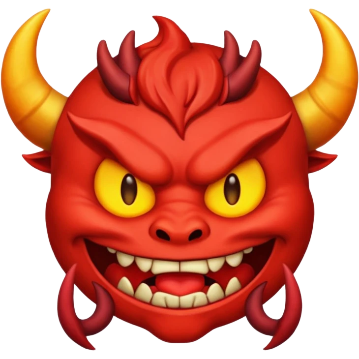tạo cho tôi emoji demon màu tím emoji