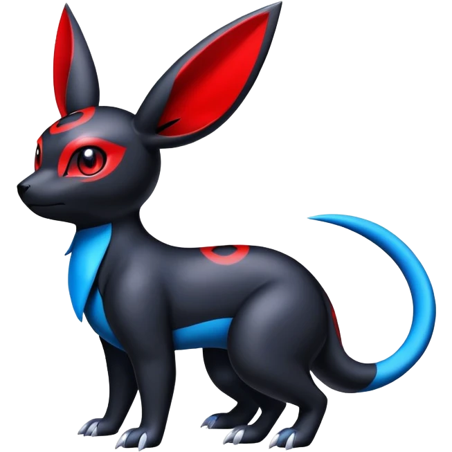 Guilmon-Umbreon-hybrid emoji