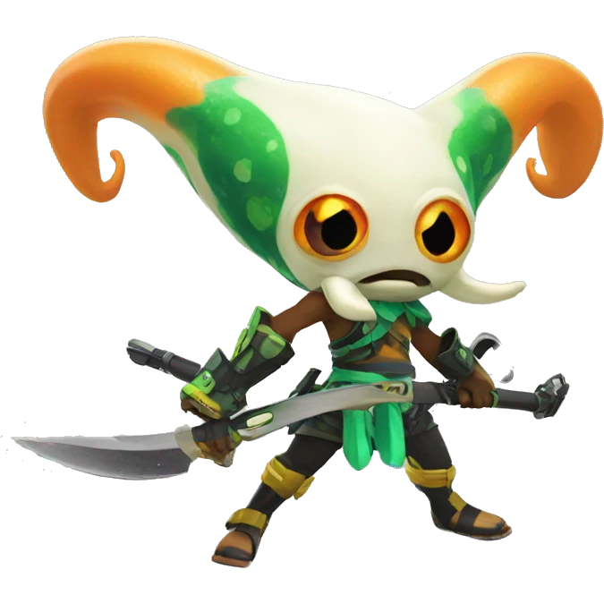 splatoon squid warrior emoji