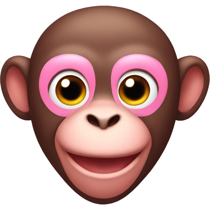 pink monkey emoji