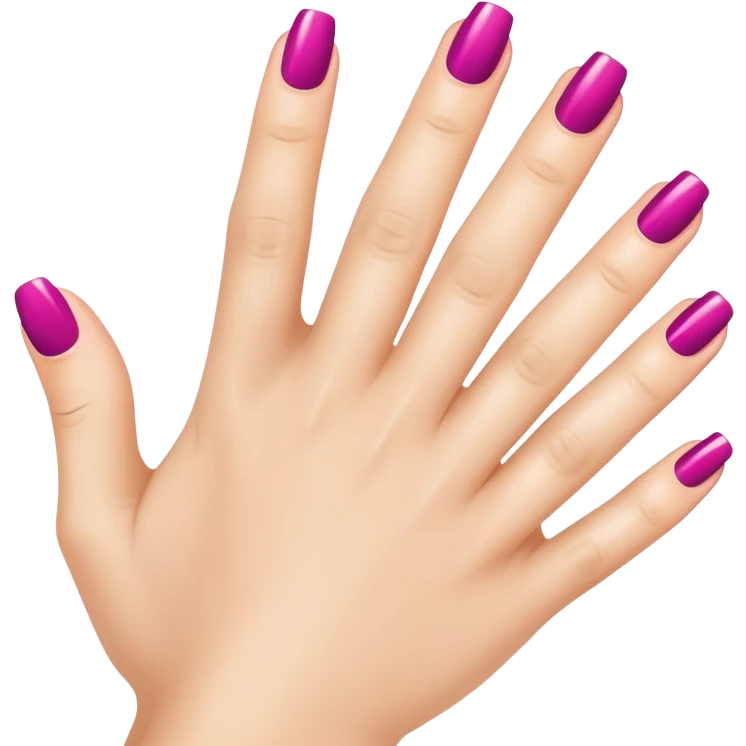 nail polish gel with nails emoji