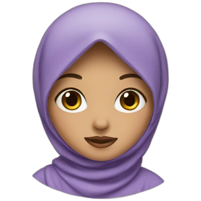 Memoji hijab girl emoji