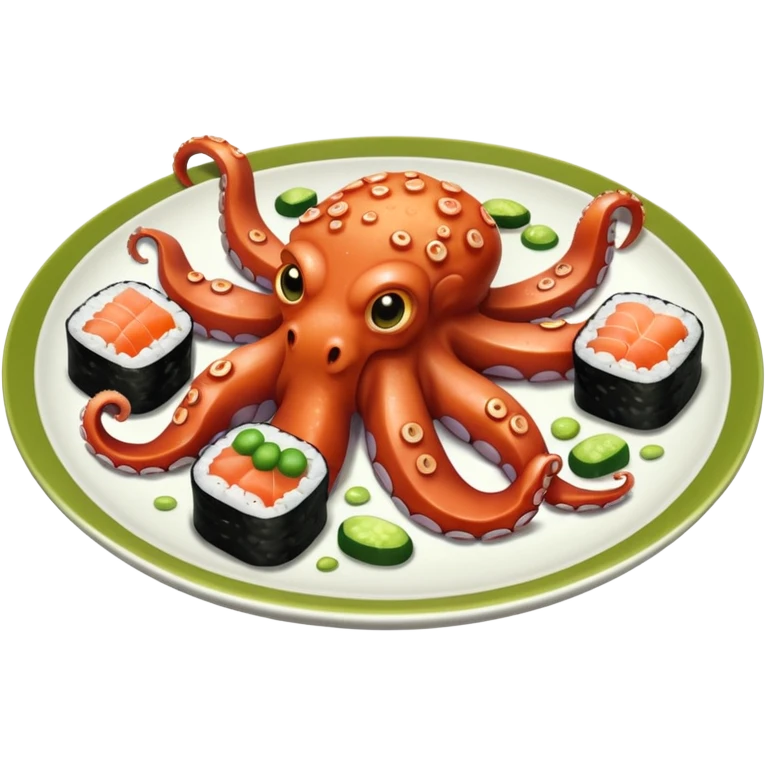 Octopus sushi emoji