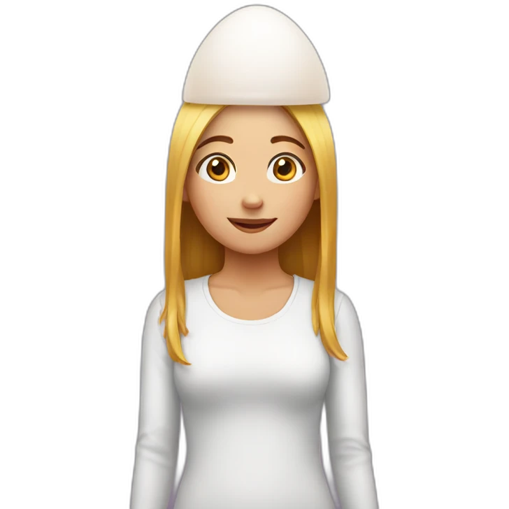girl-egg-on-head emoji