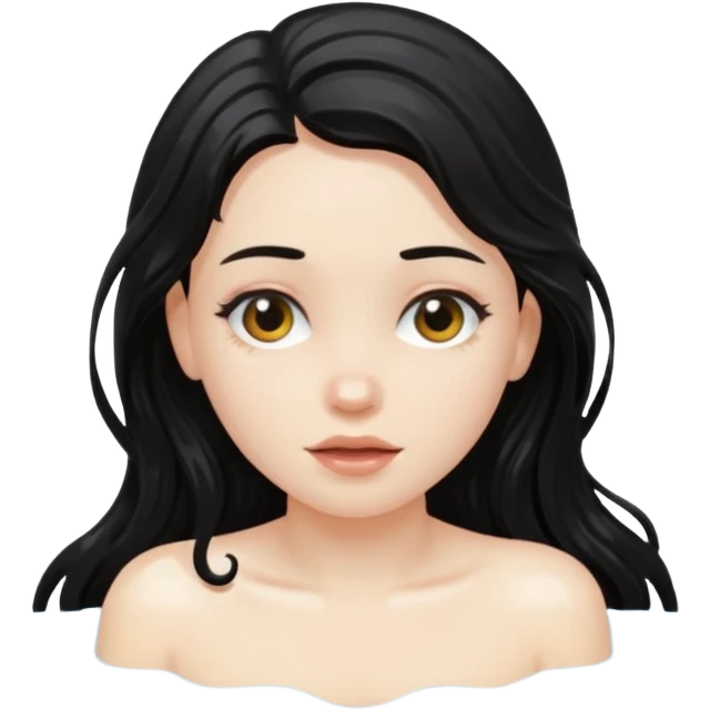 Chica bañada emoji