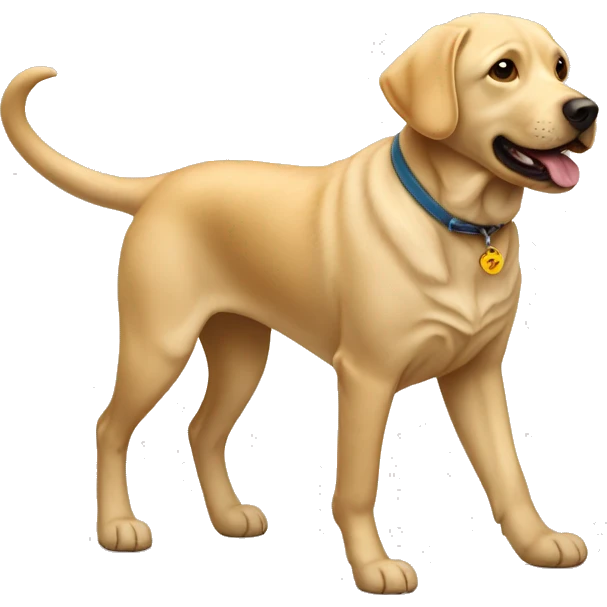 Walking a Labrador Retriever  emoji