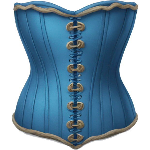 Blue corset  emoji
