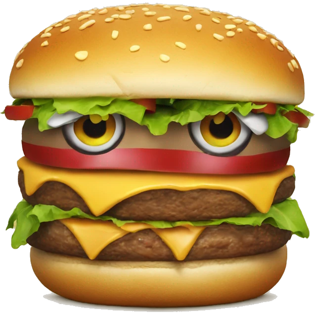 monster burger emoji