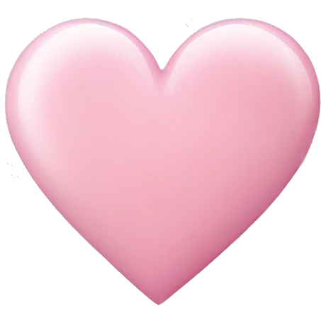 Heart baby pink emoji