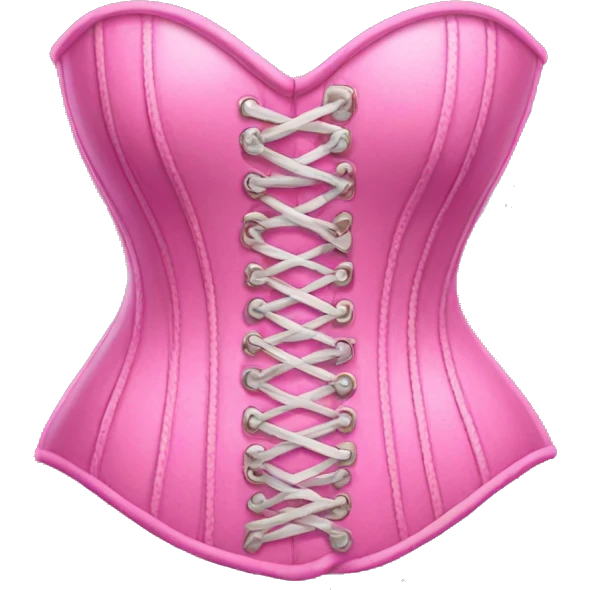 Pink corset  emoji