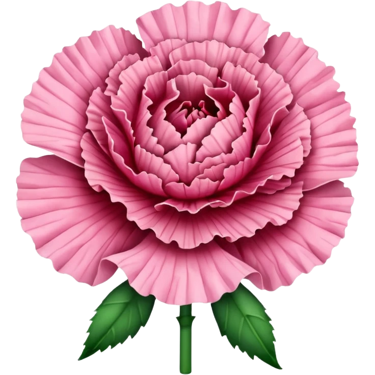 Carnation flower emoji