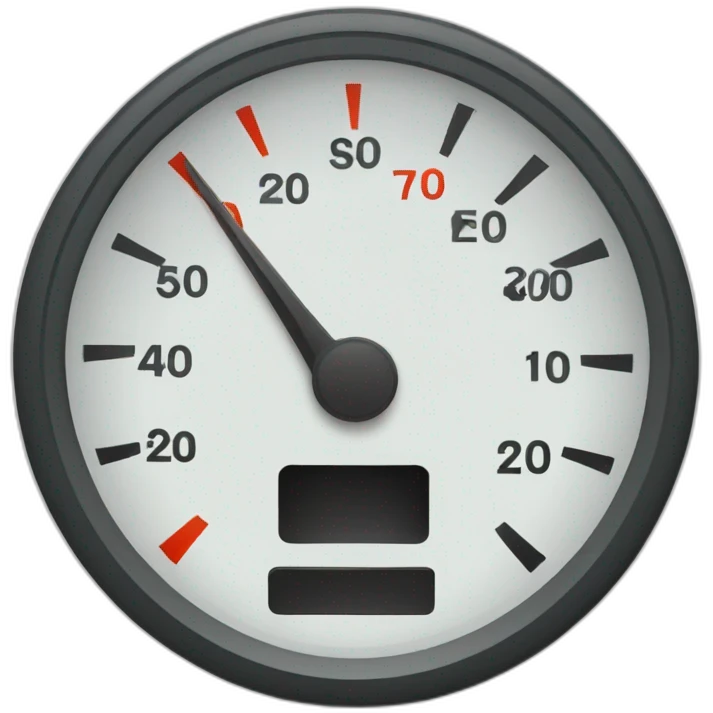 Speedometer emoji