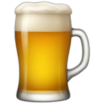 Chat buvant une bière  emoji