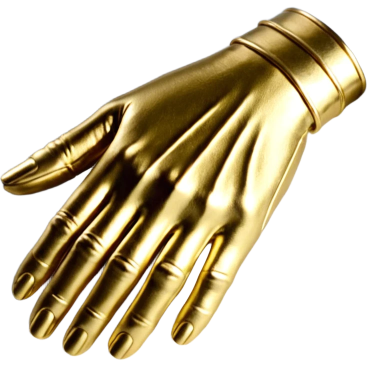 сгенерируй аплодирующие руки с золотыми кольцами на пальцах emoji