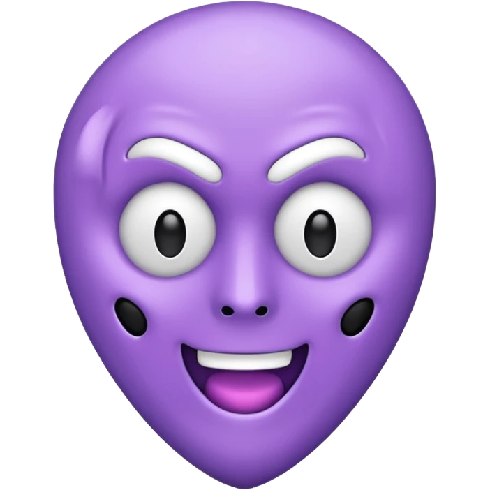 Light purple heart emoji with a Ghostface face emoji