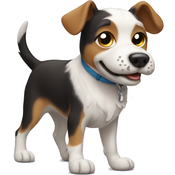 Dog is going for a walk emoji