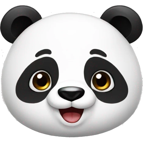 panda say hi emoji