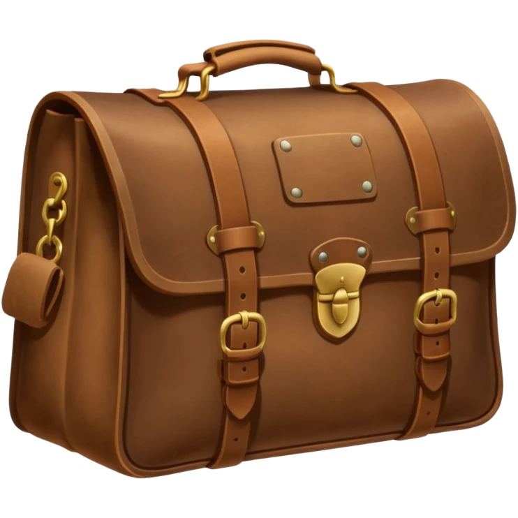 leather camp bag emoji