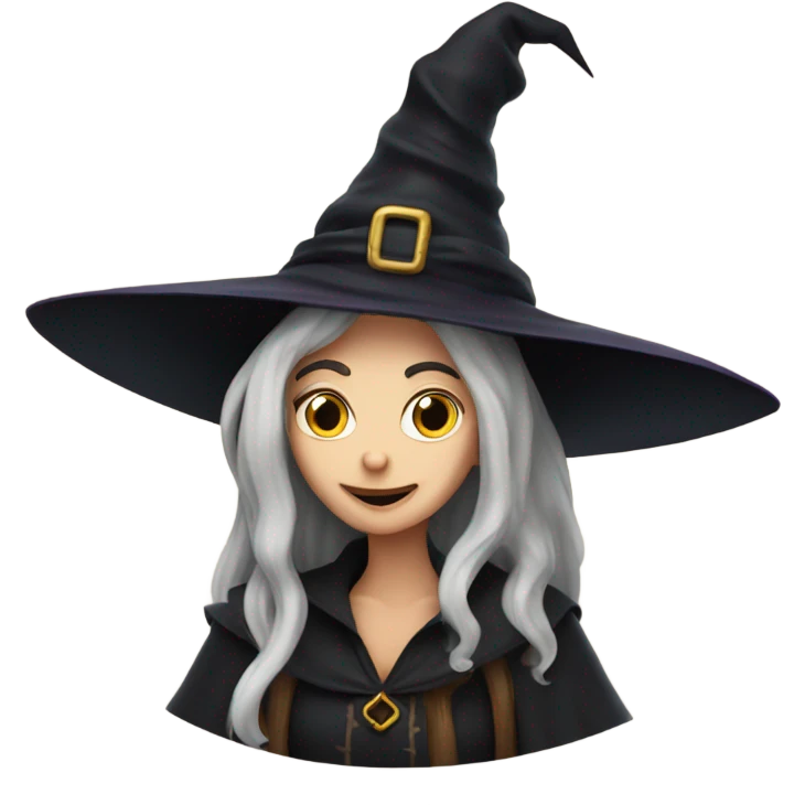 Crazy witch and wizard couple emoji