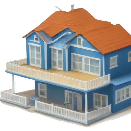 costal beach home emoji