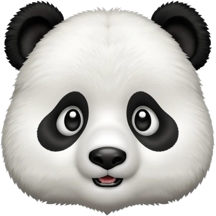 shocked panda bear emoji