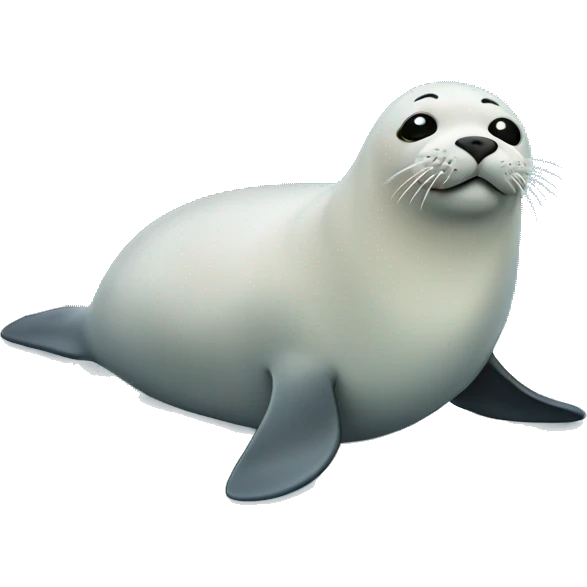 seal on an iceberg emoji