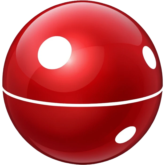 red disco ball emoji