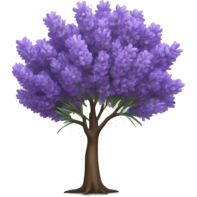 Lavander New Year tree emoji